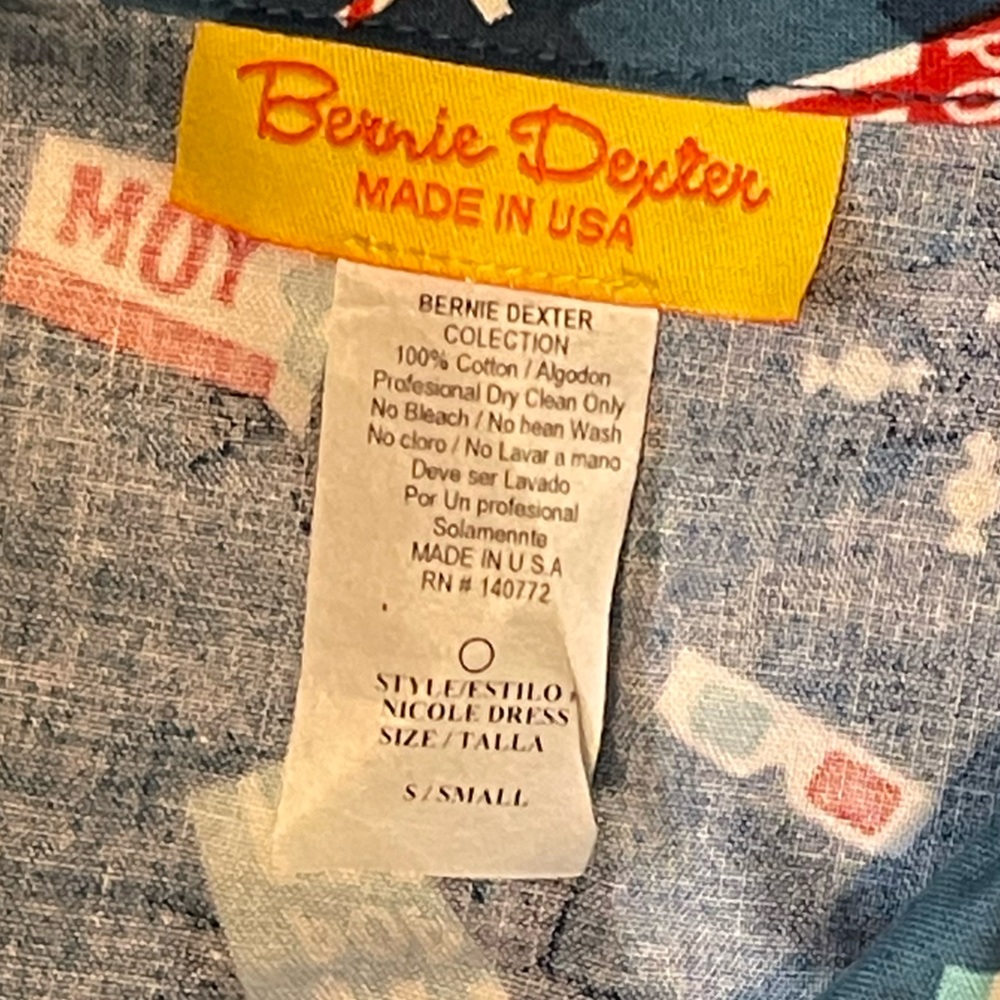 SOLD Bernie Dexter Nicole Dress in Let Me Entertain You - SMALL - NEW - Picture 11 of 11